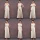 TANSSHOP Champagne Bridesmaid Dress 2025 New Multi-style Satin Long dress Light Dress Dress for Women