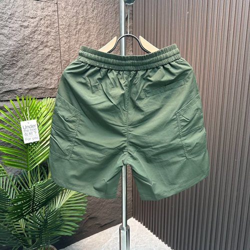 Men's Summer Fast-Drying Work Shorts, Retro Streetwear Brand, Loose Fit, Large Size, Five-Finger Pants