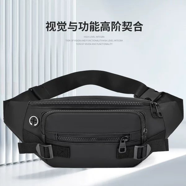 New Waist Bag Men's Multifunctional Large Capacity Leisure Outdoor Sports Business Cash register Wear-resistant Waterproof Wallet