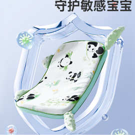 婴儿枕头宝宝6个月以上1-6岁专用儿童硅胶安抚枕幼儿透气四季通用