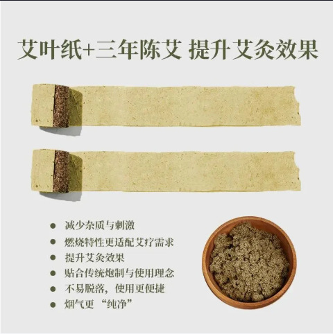 Moxa Sticks Ai Zhu 54 Pcs Aged Mugwort Moxibustion Cones for Home Warming Therapy overview