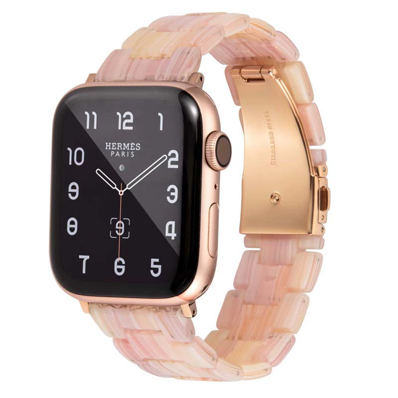 Совместимый ремешок из смолы для generation iWatch5/6, ремешок iWatch S10, стильный браслет на запястье SE прилив
