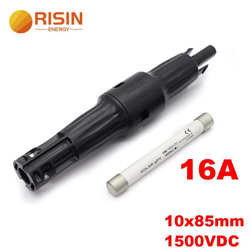 16A 10x85mm 퓨즈 + 1500V 커넥터
