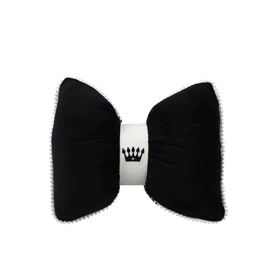 All-Season Simple Car Seat Cushion: Seat cushion, seat cover - plush-crown-headrest-black