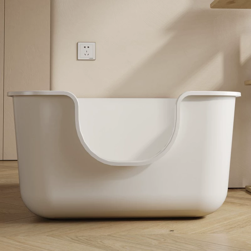 Очень большой лоток для кошек, открытый или полузакрытый, туалет для кошек с защитой от разбрызгивания, товары для кошек породы Мейн-Кун