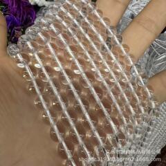 天然水晶白水晶ビーズビーズ手作りdiy手串ネックレスヘアピンアクセサリー卸売り