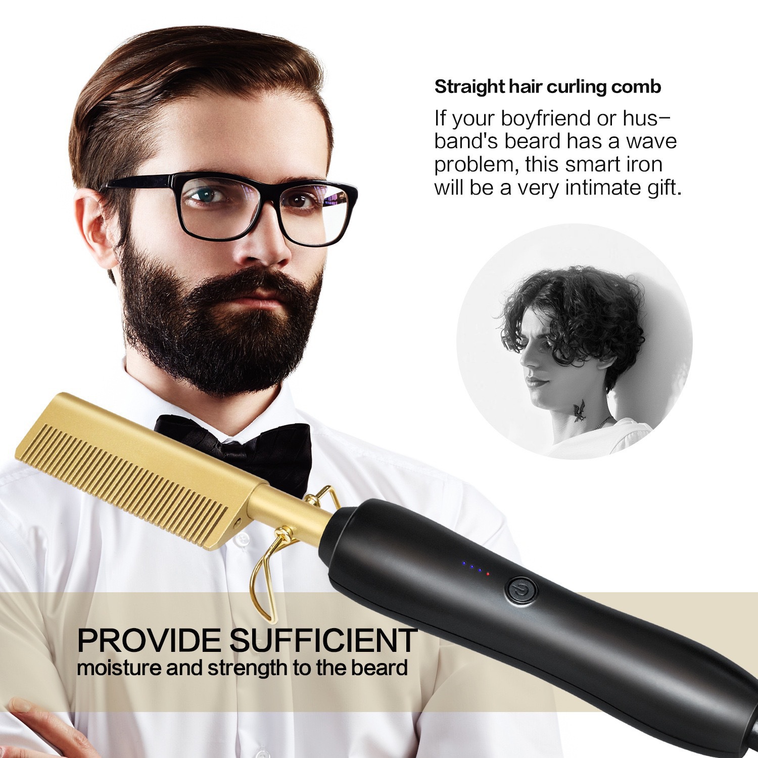 Amazon's new electric copper comb beard...