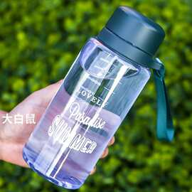 超大容量塑料水杯耐高温民工地户外太空杯摔不烂便携杯子运动