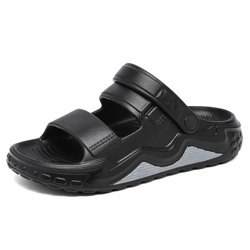 Sandalias para uso exterior de verano de los hombres 2025 nuevo estilo antideslizante, resistente al desgaste y desodorante