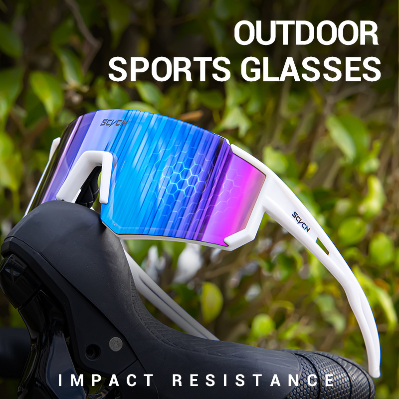 Gafas de Ciclismo Deportivo de PC, A Prueba de Viento, para Ciclismo y Deportes al Aire Libre