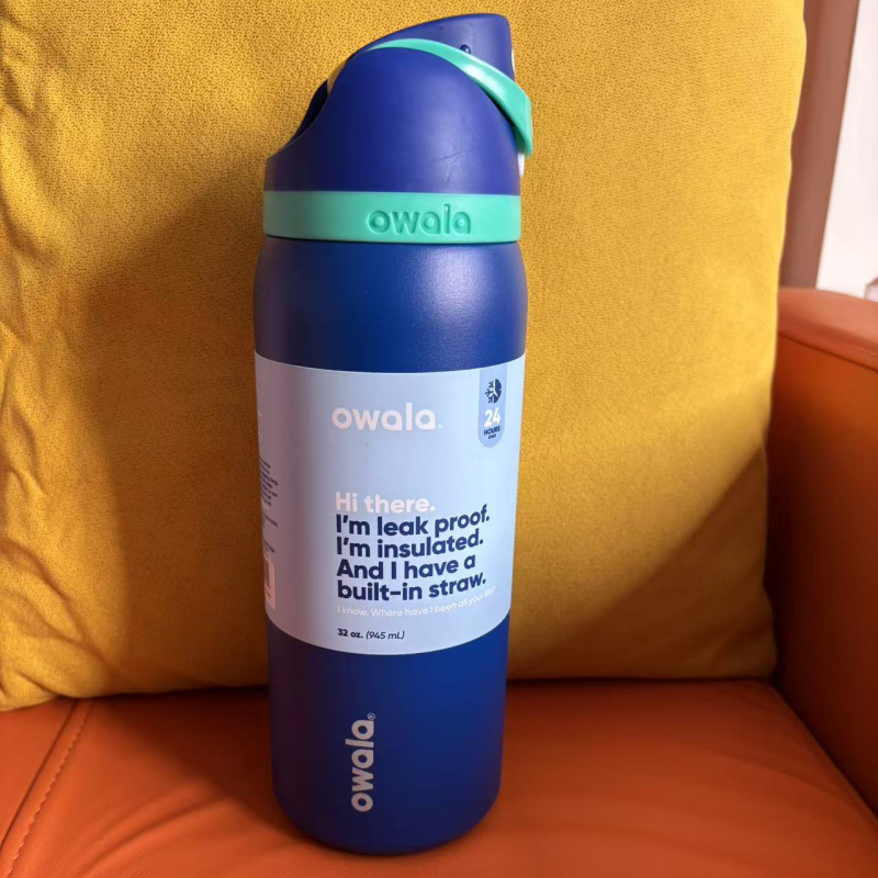 Owala 越境新製品 owala フルーツカップ屋外ポータブル真空断熱カップ 304 ステンレス鋼スポーツウォーターボトル|undefined
