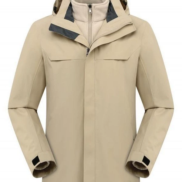 Осень и зима куртка плюс бархат утолщенный, теплый, водонепроницаемый и ветрозащитный для мужчин и женщин