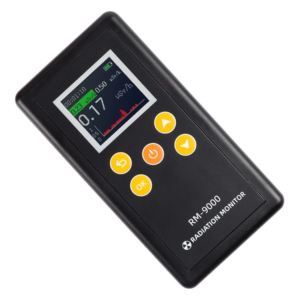 RM Тестер ионизации радиоактивного мрамора Счетчик Гейгера Тестер ионизирующего излучения Детектор ядерного излучения