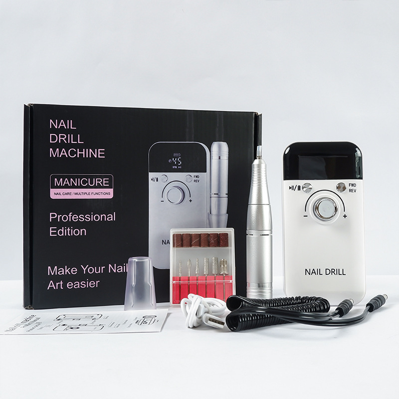 Nuevo tipo transfronterizo V6 amolador de uñas recargable amolador portátil 45000 rpm amolador de uñas