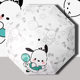 Strawberry bear Pacha dog safety anti-rebound umbrella sun protection rain dual-use folding automatic sun umbrella