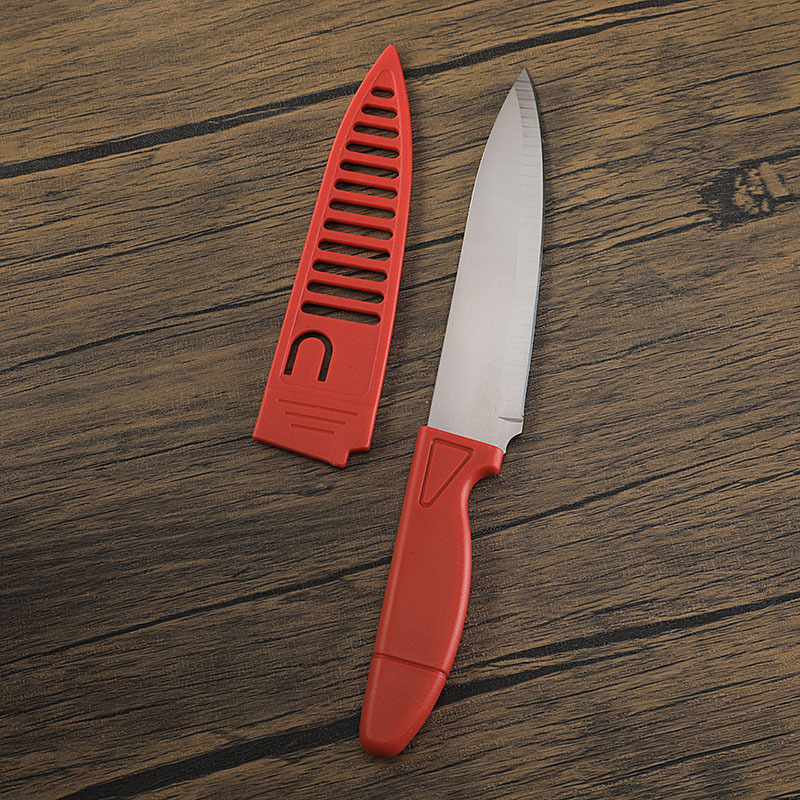 Eryuan tienda cuchillo de fruta conjunto rojo cuchillo de acero inoxidable con conjunto Pelar cuchillo puesto de correr ríos y lagos regalo cuchillo de corte de fruta