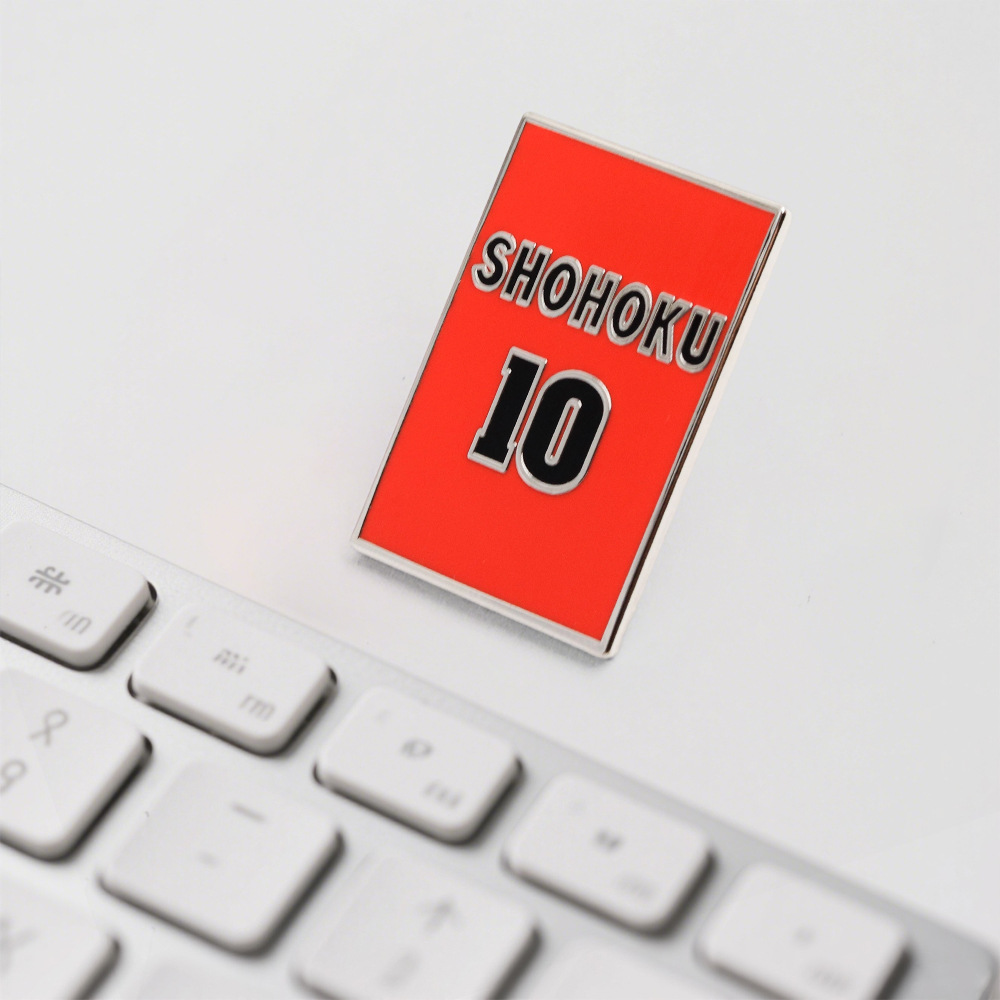 Jersey No10 Badge Anime Slam Dunk Sakuragi Hanamichi Enamel Pin Fan Gift Bag Hat Pocket Accessories