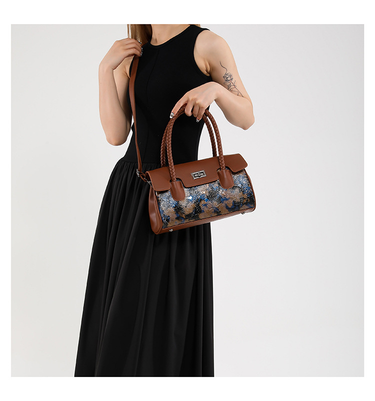 Women's Retro Handbag Chinese Style Shoulder Bag For Mature Women_voghion.com
