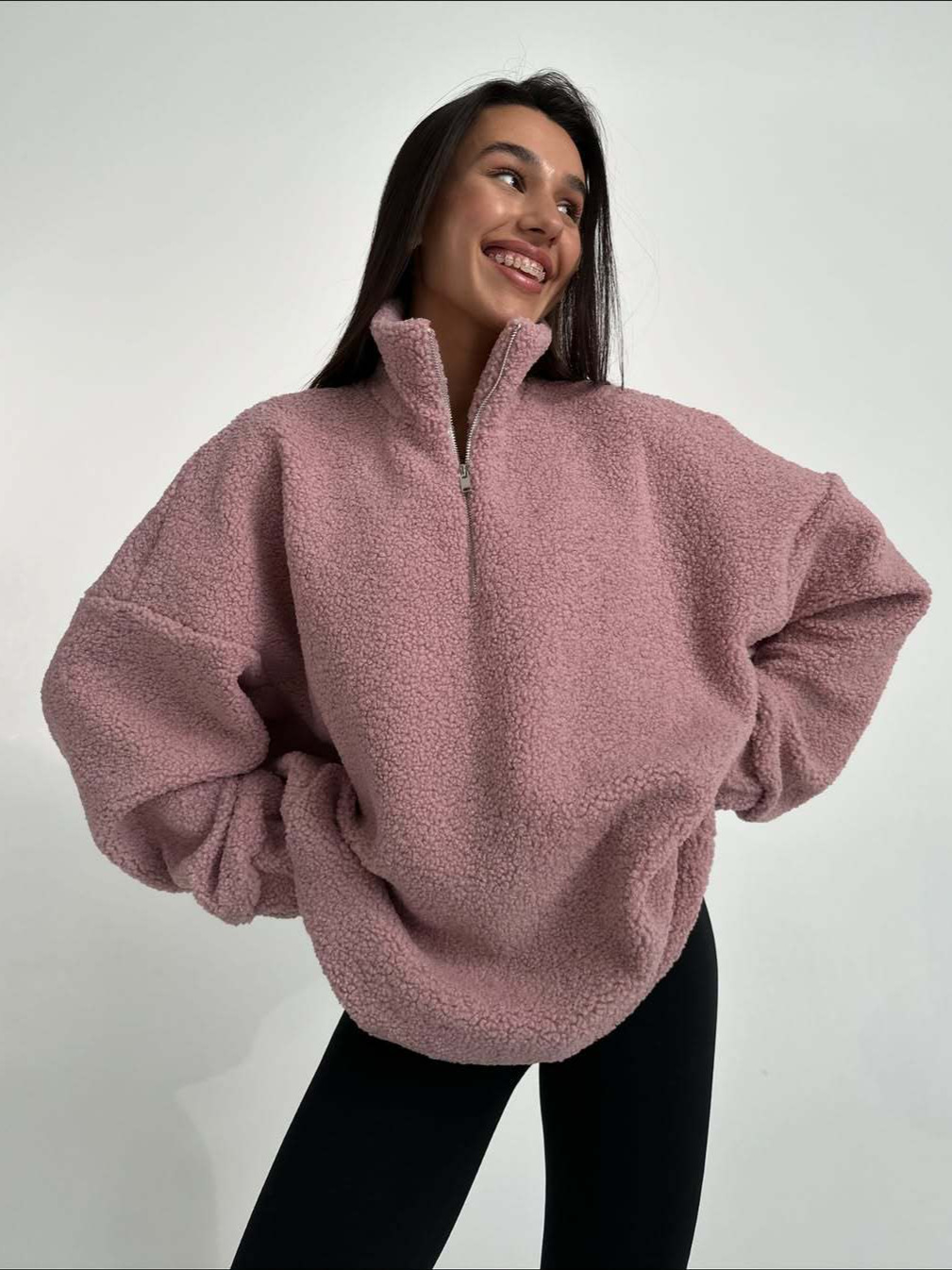 Demi-season sports keep warm solid color jacket for leisure