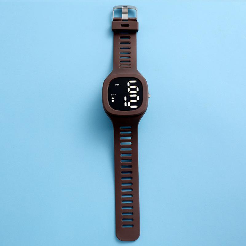 Coreano MORI Deportes simple LED de pantalla grande simple mano electrónica cuadrado digital masculino y femenino estudiante pareja novias