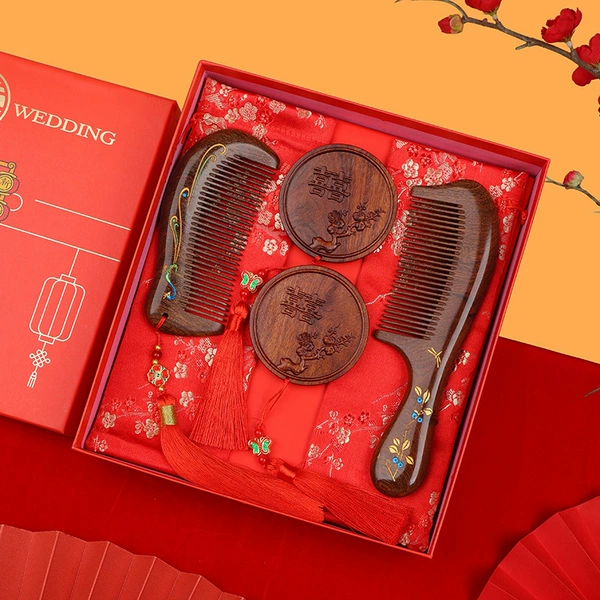 Happy eyebrows (mirror) [two combs and two mirrors - gift box]