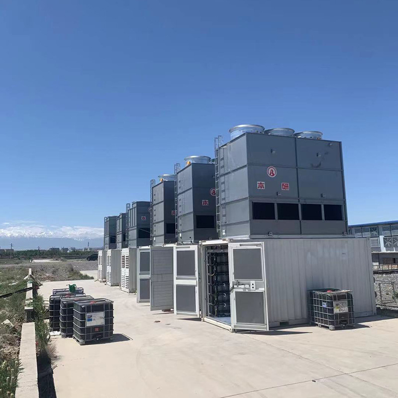 干湿两用闭式冷却水塔 冬季翅片管散热 夏季喷淋水冷却 环保节水