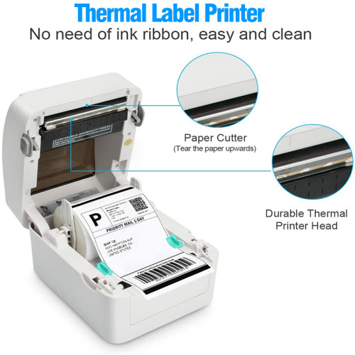 CoreTech XP-420B Thermal Barcode Label Printer Courier Shipping Label Machine Dual-Station Electronic Label Printer