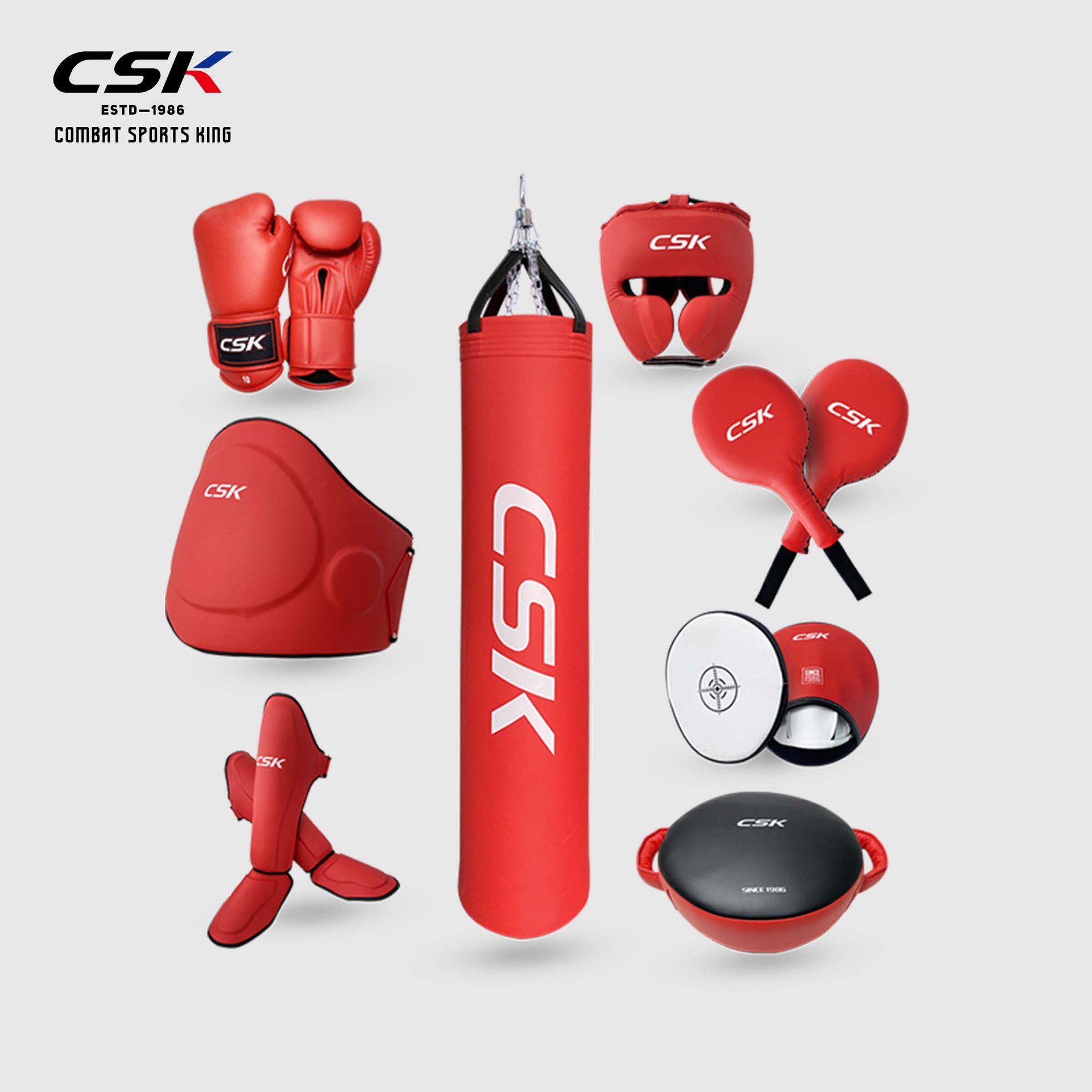 CSK Zhongcheng King fighting boxing protective gear suit training equipment Muay Thai fight unisex new gym