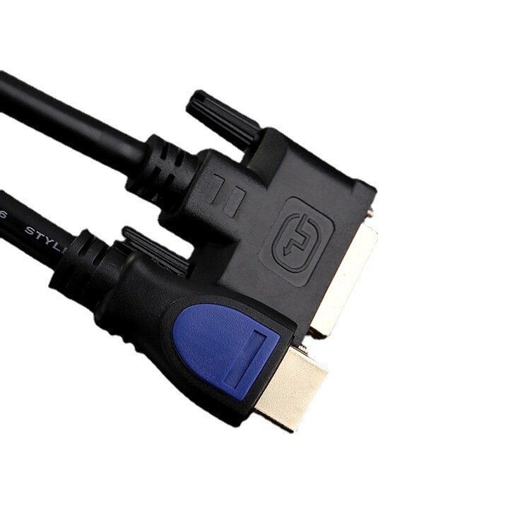 1.5メートルhdmi変換dviケーブルコンピュータ変換テレビ1080p純銅金メッキ24 + 1無酸素銅網hdケーブル|undefined