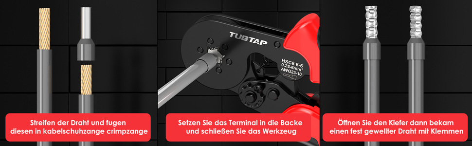 Crimpzangen Aderendhülsen Set