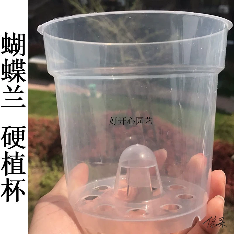 Чашка для рассады орхидей, цветочный горшок Фаленопсис, нелегко накопится воду, сочная карманная орхидея Carter, сливающая воду, дышащая и контроль корней.