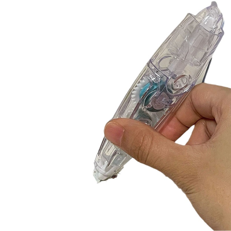 Xiaohongshu mismo estilo cinta de corrección de empuje cinta de corrección de color de gran capacidad Diario del estudiante cinta de corrección de aspecto alto transparente