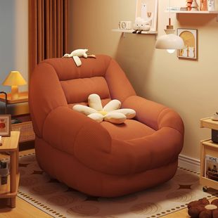 Tatami Lazy Sofa Small Apartment Single Sofa Living Room Balcony Bedroom Leisure Sofa Chair Lazy Sofa Chair