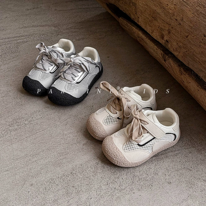 Детская сетчатая дышащая спортивная обувь летняя новая мужская и женская детская мягкая подошва, дикие сандалии, повседневная обувь