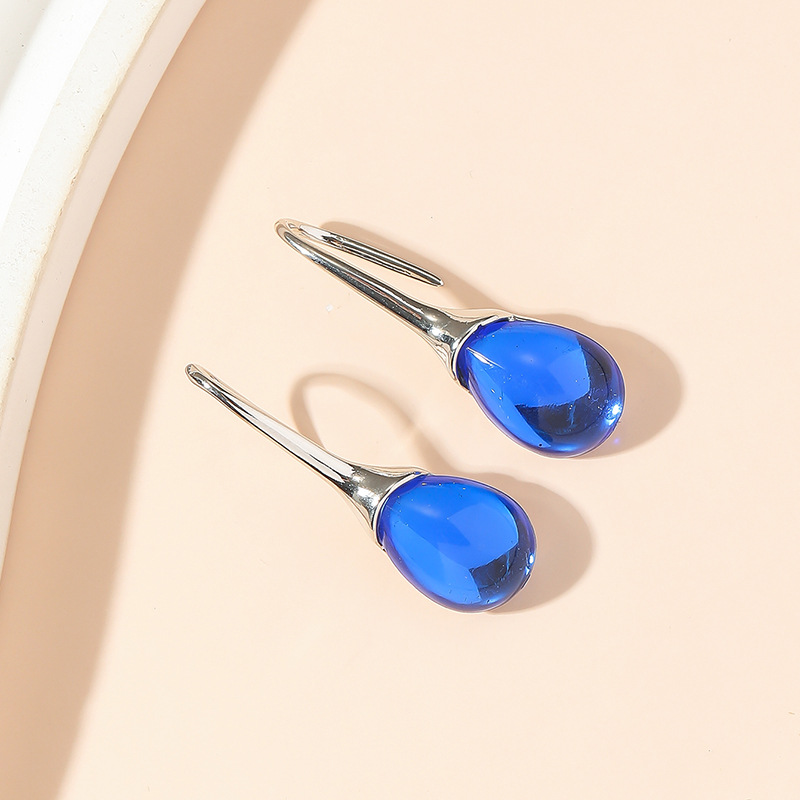 stone inlay drop-shaped
