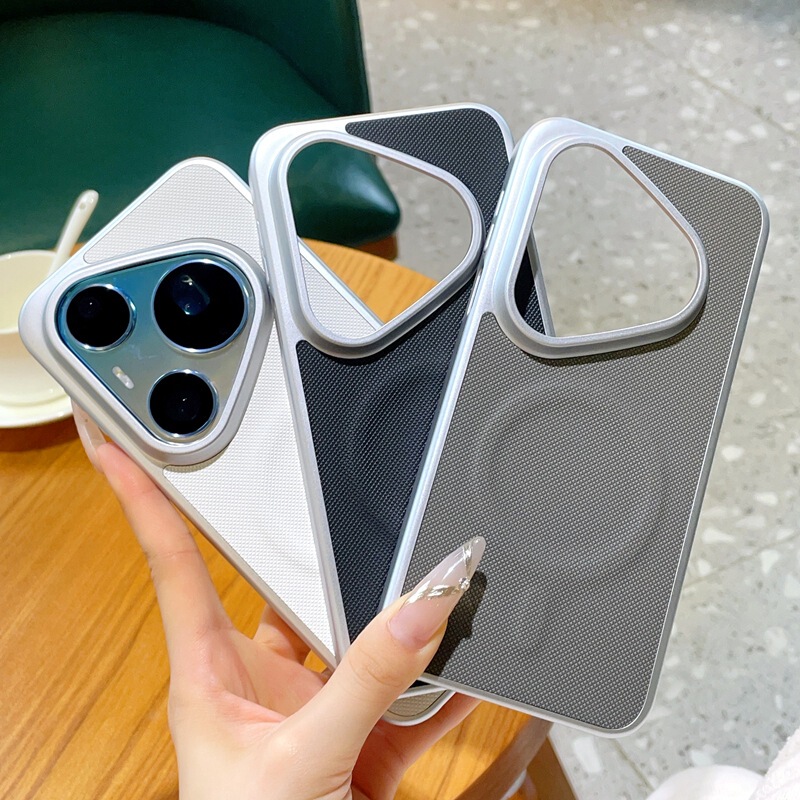 Suitable for Huawei Pura90S Mobile Phone Case, Magnetic Suction Pura90S Promax Diamond Pattern Three-Sided Edge P90Pro Hard Case Suitable for Huawei Pura90S Mobile Phone Case, Magnetic Suction Pura90S Promax Diamond Pattern Three-Sided Edge P90Pro Hard Case