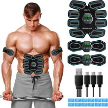 跨境亚马逊腹部健身仪充电款显示屏懒人全身肌肉锻炼健身健腹器