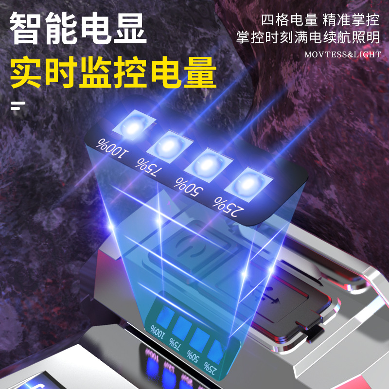 Faros brillantes de larga duración al aire libre transfronterizos, luces LED de pesca nocturna recargables montadas en la cabeza, linterna de detección de emergencia súper brillante