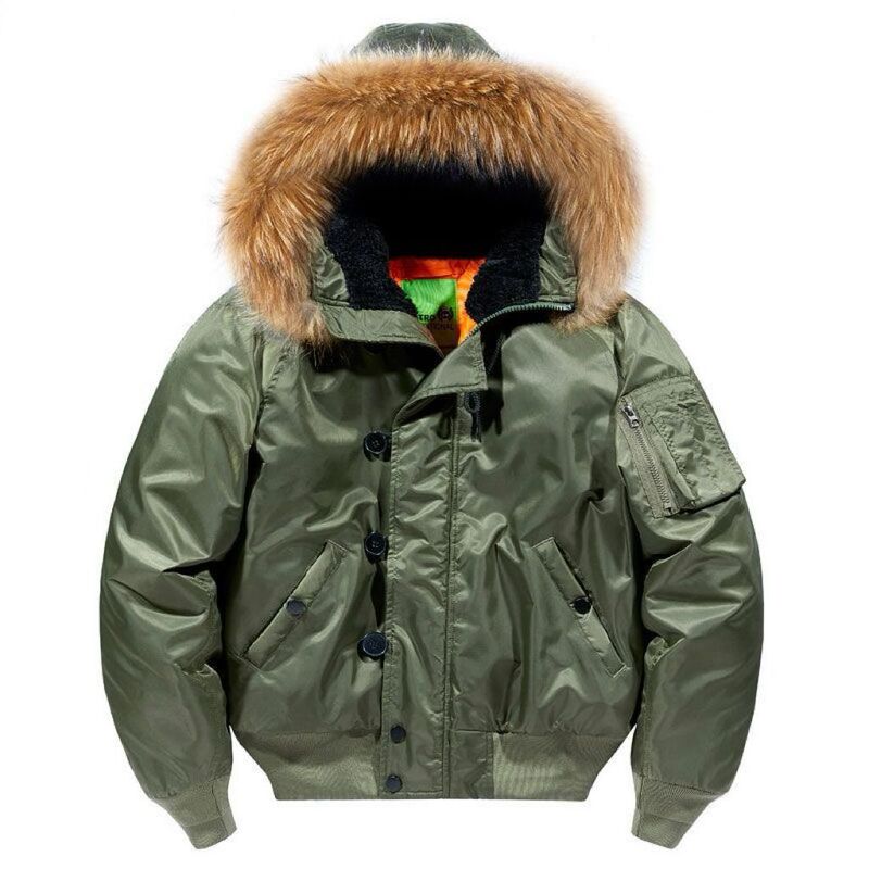 Autumn and Winter Warm Thickened Detachable Fur Collar Padded Cotton Jacket Workwear Casual Sports Versatile Cotton Coat