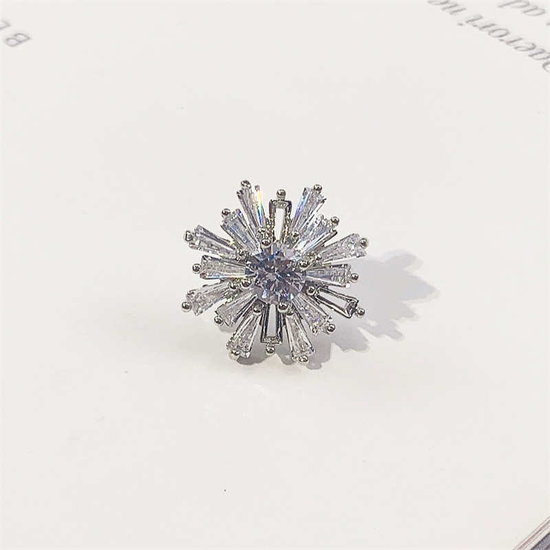 Simple anti-exposición pequeño pecho pin hebilla todo partido Opal collar camisa cardigan collar pin accesorios unisex