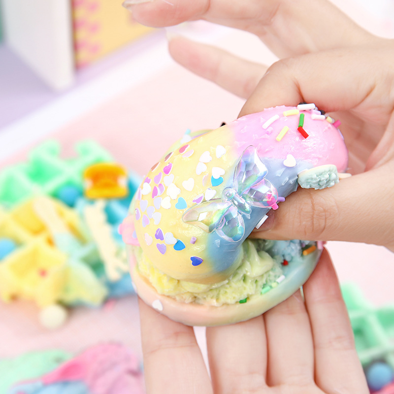 Descompresión pellizco Música comida jugar pellizco música juguete de descompresión TPR pellizco bolsa ciega pellizco música