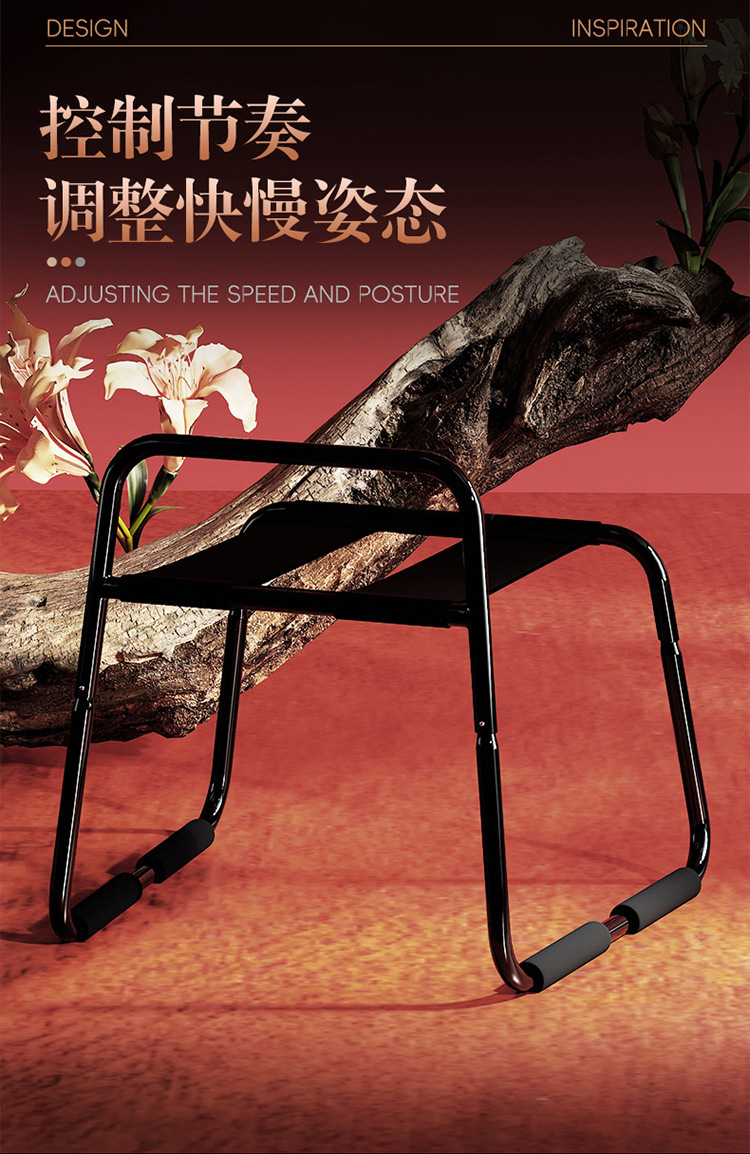 Adult Couple Auxiliary Restraint Set with Handcuffs and Cuffs, Black Iron, Chair-Compatible — detail image 22