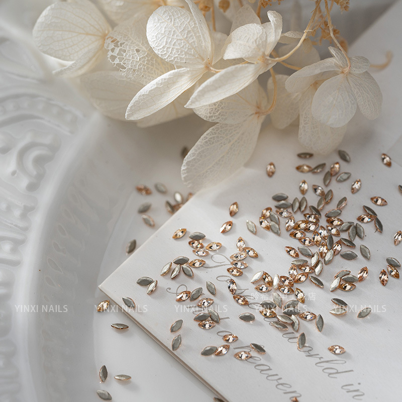 샴페인 말 eye-5A 평평한 바닥 1.5*3mm