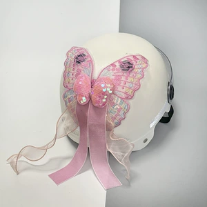 Children's Helmet Decoration Bow Streamer Quick Release Helmet Universal