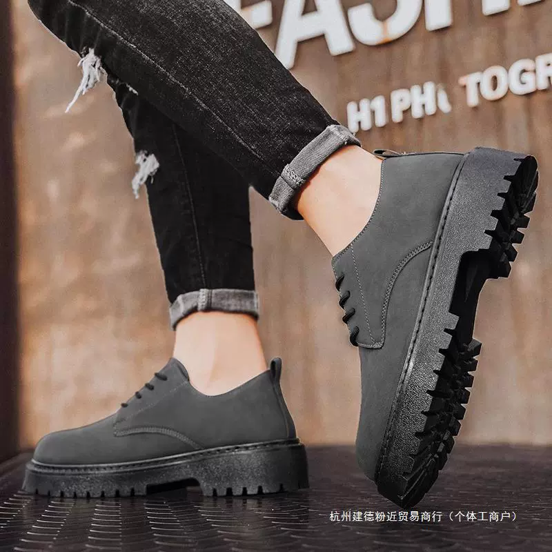 Martens, демисезонная обувь для кожаных ботинок в английском стиле, классическая куртка с высокой низкой посадкой для отдыха, обувь в британском стиле