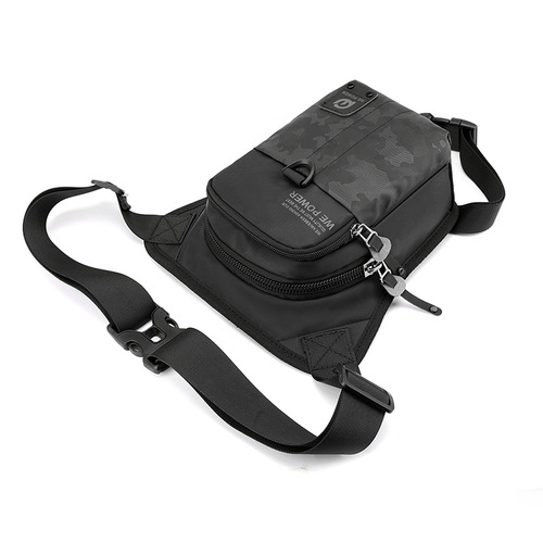 WEPOWER New Men's Outdoor Leg Bag Casual Trendy Chest Bag Crossbody Bag Multifunctional Cycling Fishing Waist Bag