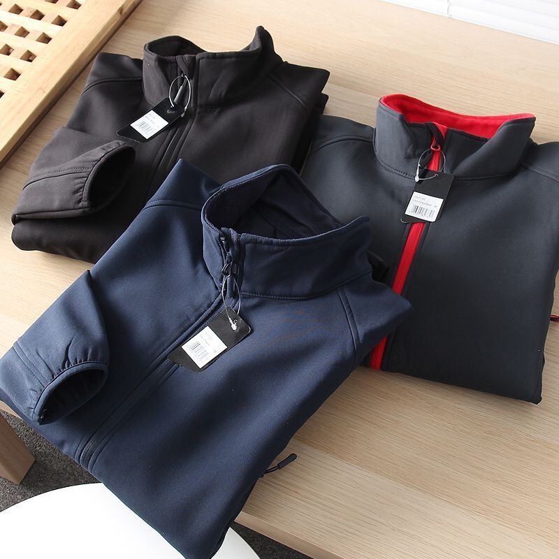 Clearance sale: Softshell jacket, waterproof, windproof, tear-resistant, men's stand-up collar, casual, versatile outerwear, cold-weather protection Clearance sale: Softshell jacket, waterproof, windproof, tear-resistant, men's stand-up collar, casual, versatile outerwear, cold-weather protection