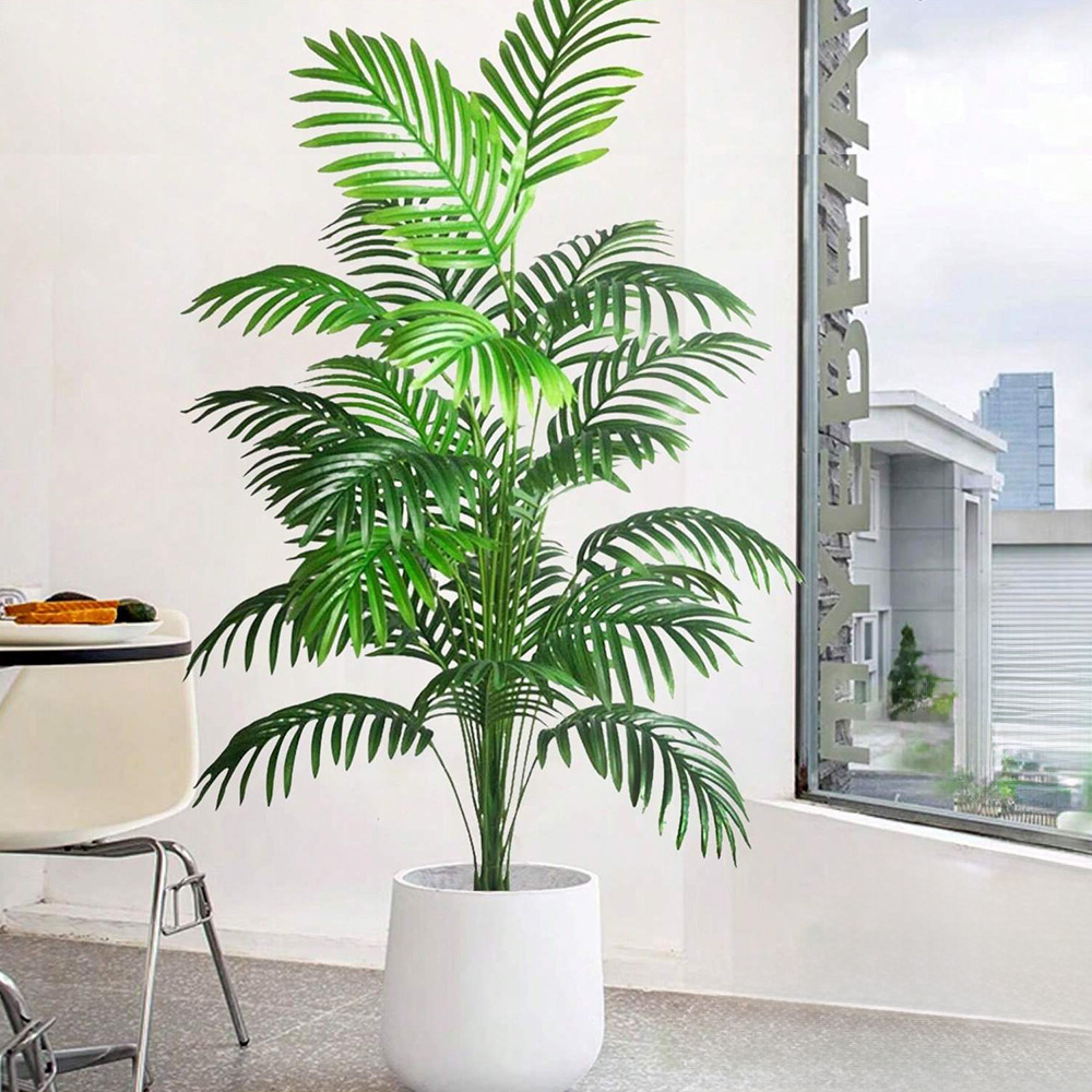 Simulación transfronteriza de plantas verdes y plantas de sol de cola dispersa - adecuado para bodas interiores y exteriores de alta gama, jardines de hoteles y decoración de patios