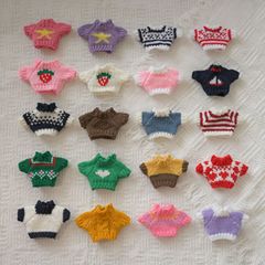 14 センチメートルボス犬ラブブラブセーター綿ベビー服クマ服欠損歯ミニ衣類アクセサリー