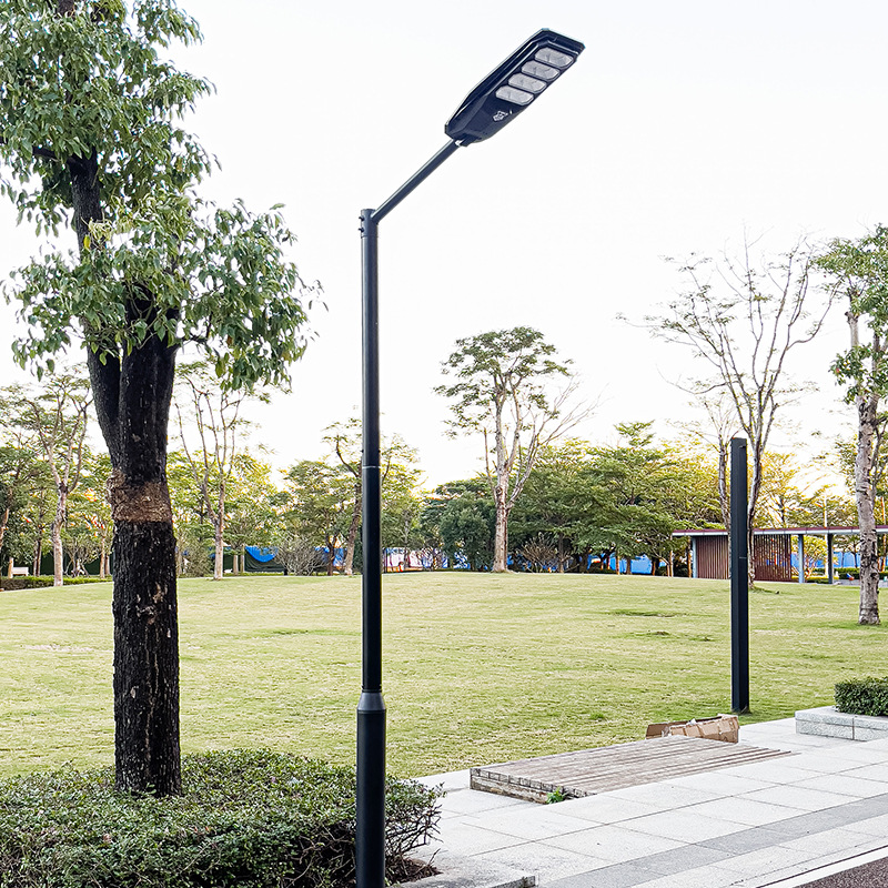 (2개) 태양 통합 가로등 야외 레이더 유도 높은 전력 슈퍼 밝은 LED 태양 정원 램프 벽 램프